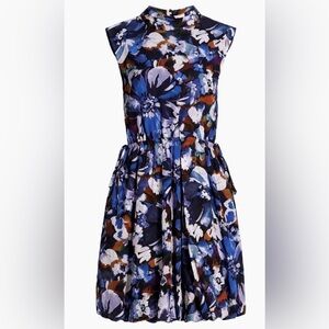 10 Crosby Derek Lam Floral Blue Dress